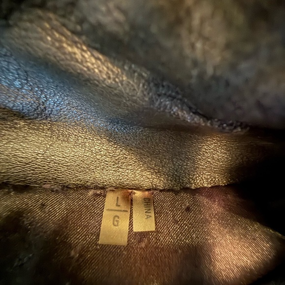 Tahari Olive Green Women's Leather Jacket Size Large MSRP $348 - Picture 4 of 11